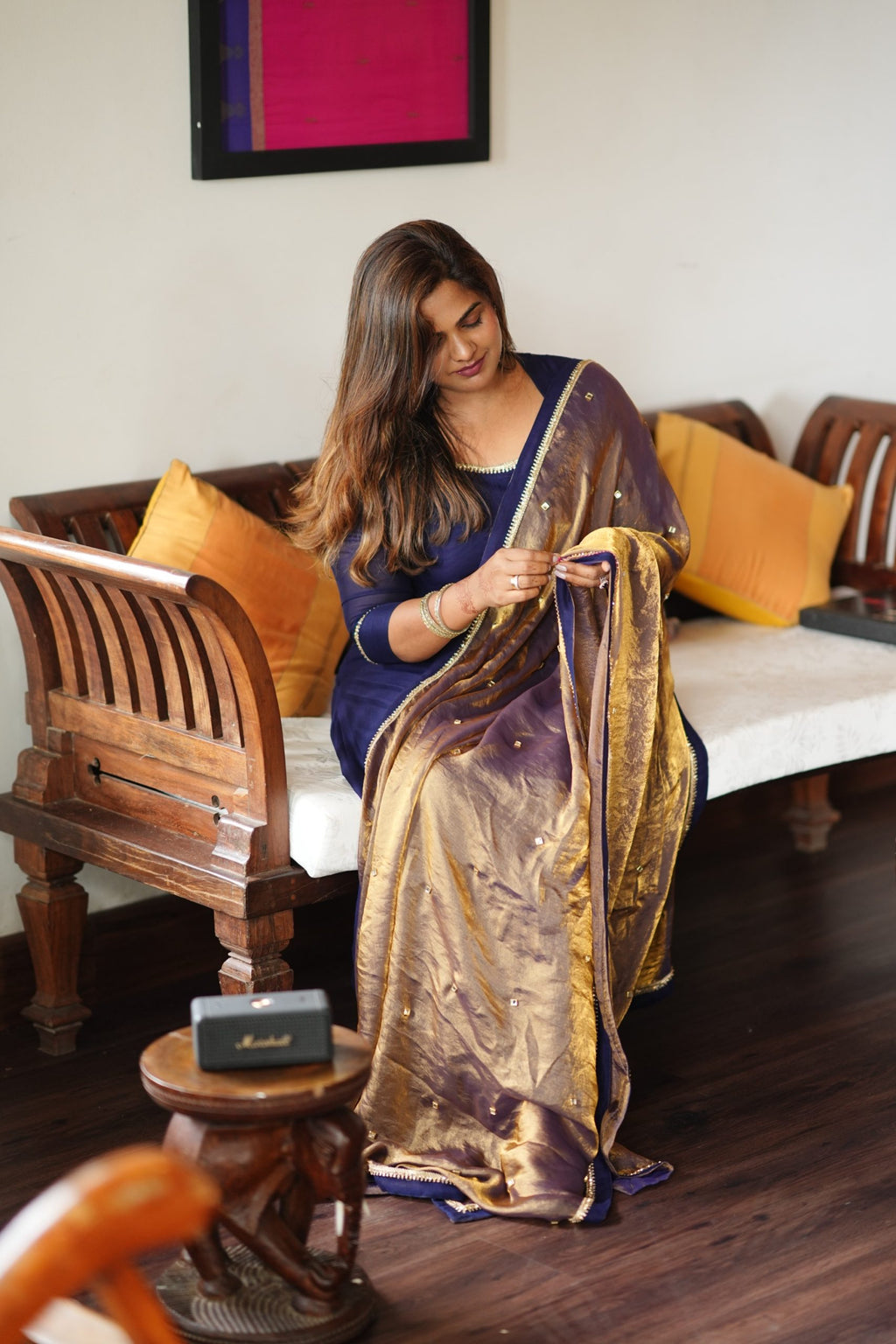 Elegant Semisilk Party Wear Suit: Top, Bottom & Dupatta Set