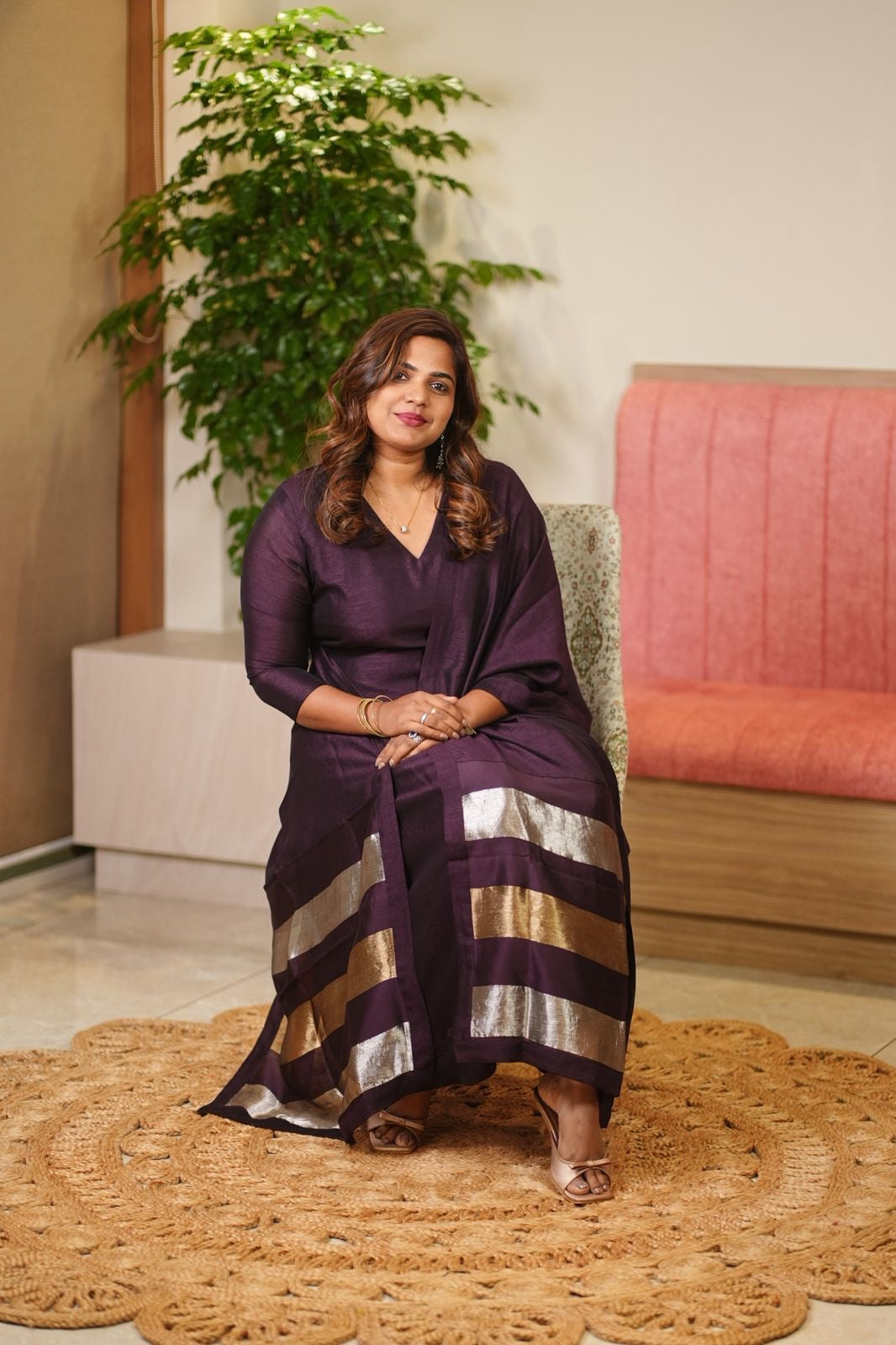 Elegant Embroidered Indian Ethnic Dress Set: Top, Bottom, Dupatta Ensemble